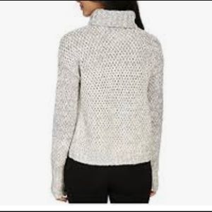 Ann Taylor Loft grey turtleneck knit sweater